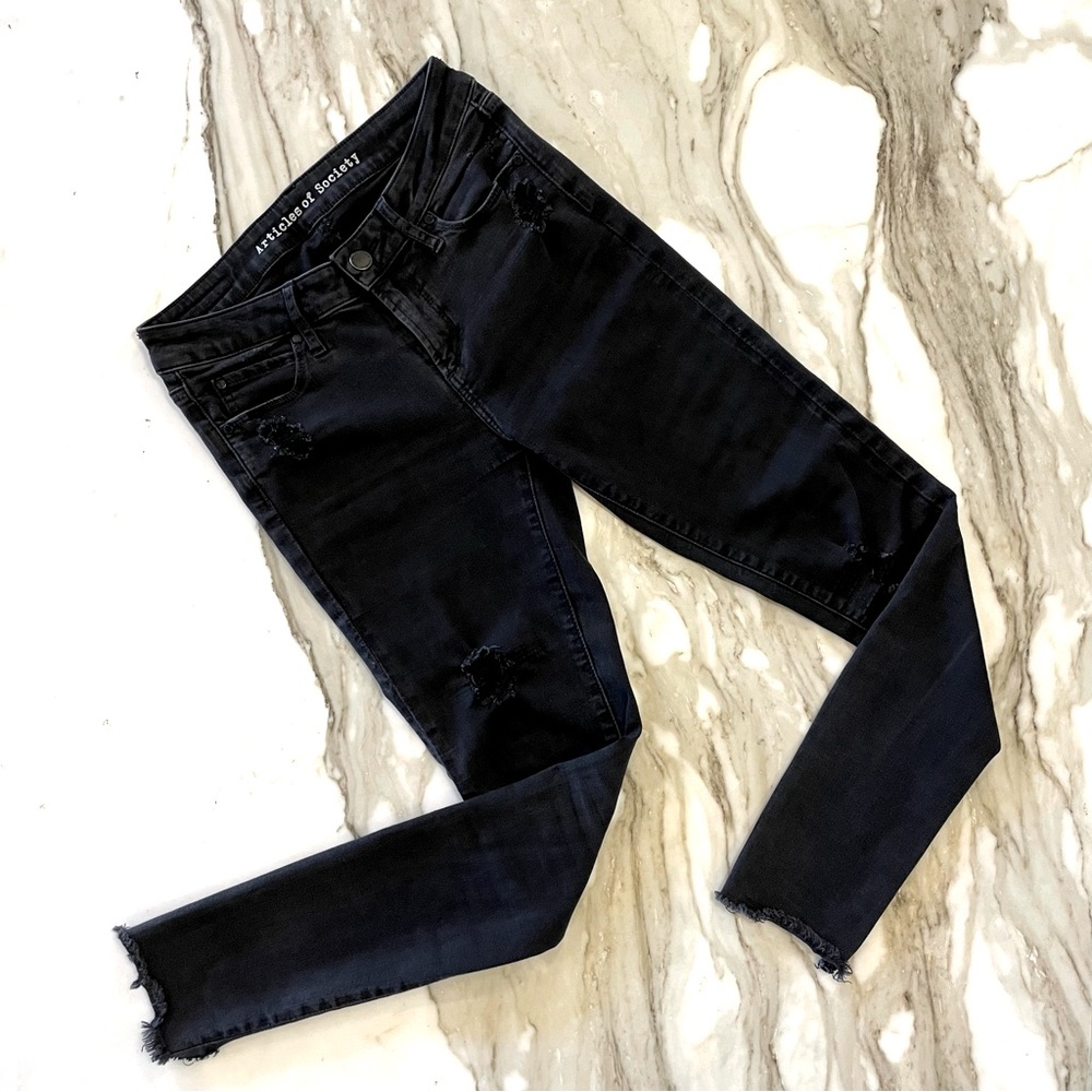 Articles of Society Stephanie Step Hem Skinny Jeans